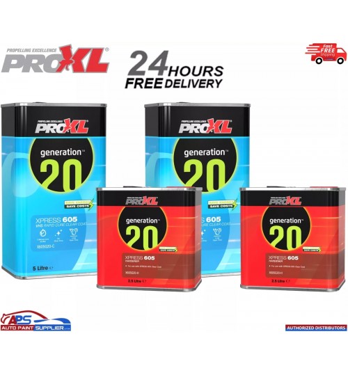 PROXL XPRESS605 - VHS RAPID CURE CLEARCOAT 7.5LTR KIT